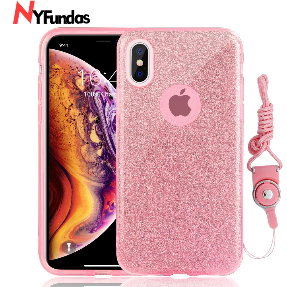NYFundas for iphone XS MAX XR X case glitter bling cover back case for iphone 8 7 6 6s plus for iphoneXSMAX luxury with Lanyard
NYFundas for iphone XS MAX XR X case glitter bling cover back case for iphone 8 7 6 6s plus for iphoneXSMAX luxury with Lanyard
