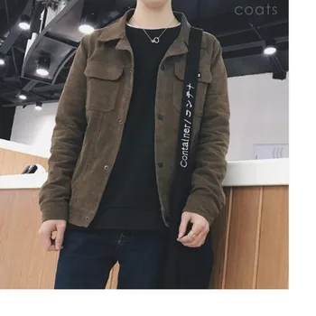 Men's Jacket Spring Autumn 2019 New Loose Coat Solid Color Jacket Men Shirt Jacket Casual Youth Fashion Jacket Men's Clothing 
Men's Jacket Spring Autumn 2019 New Loose Coat Solid Color Jacket Men Shirt Jacket Casual Youth Fashion Jacket Men's Clothing