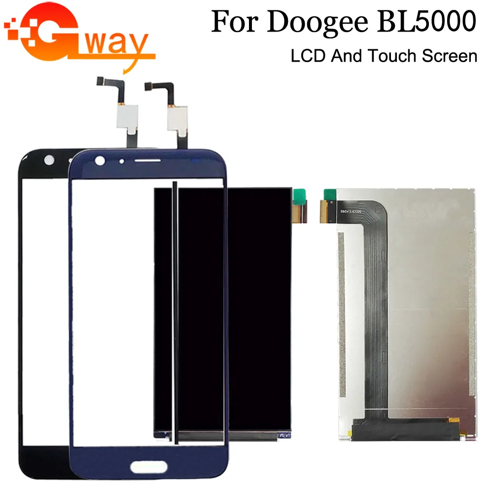 

FSTGWAY Tested Well For 5.5 inch Doogee BL5000 LCD Display And Touch Screen Digitizer Replacement Touch Panel + Tools