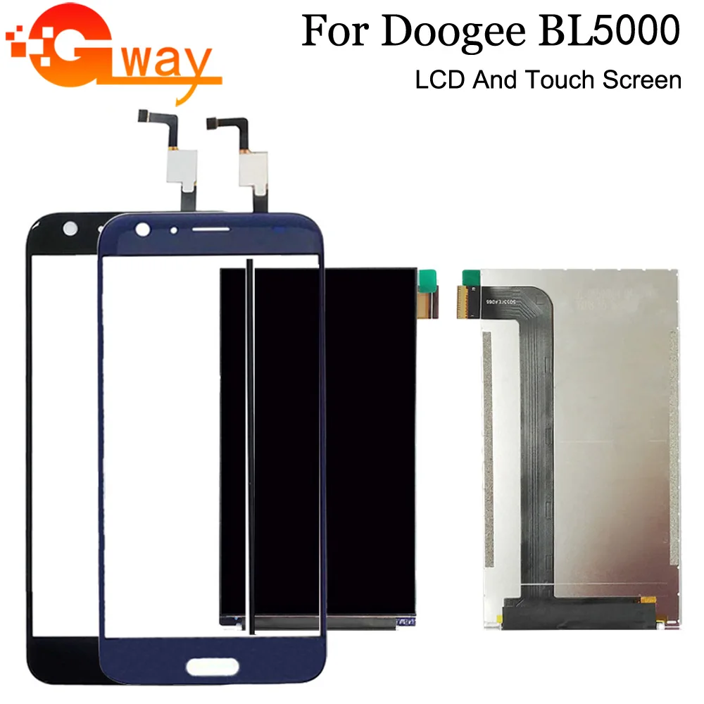 FSTGWAY Tested Well For 5.5 inch Doogee BL5000 LCD Display And Touch Screen Digitizer Replacement Touch Panel + Tools
FSTGWAY Tested Well For 5.5 inch Doogee BL5000 LCD Display And Touch Screen Digitizer Replacement Touch Panel + Tools