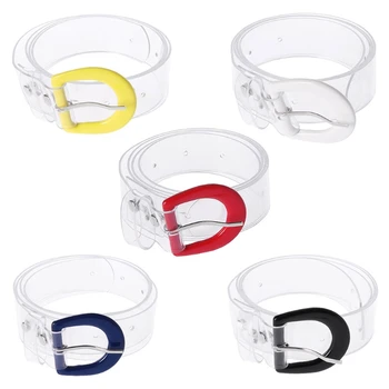 KLV Fashion Chic Womens Ladies Cool Plastic Waist Belt Transparent Wide Waistband Colored Buckle Accessories Belts New
KLV Fashion Chic Womens Ladies Cool Plastic Waist Belt Transparent Wide Waistband Colored Buckle Accessories Belts New