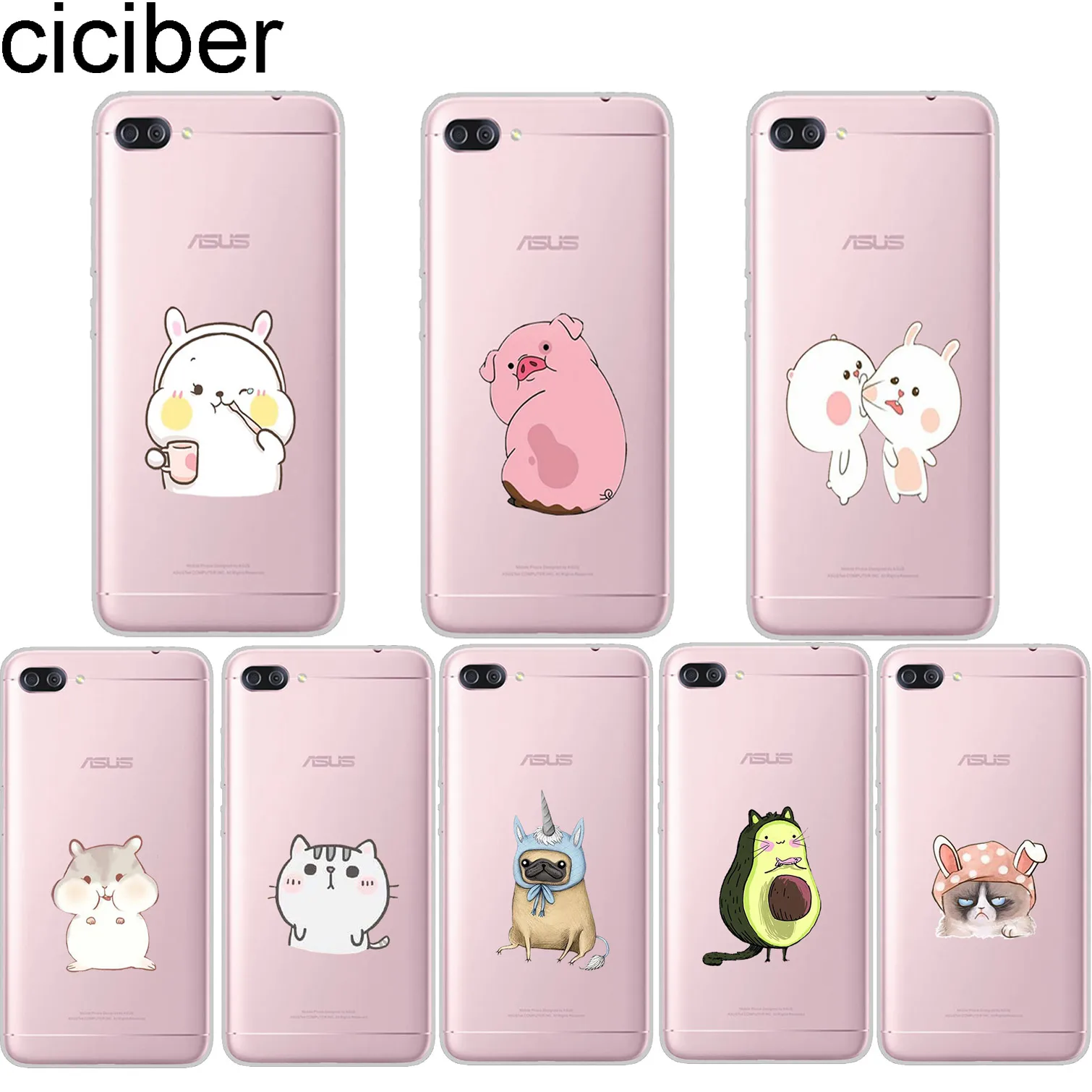 ciciber Pig Cat for ASUS Zenfone 4 Max Plus Pro ZC520KL ZC554KL Soft Phone Cases for ZenFone Max Plus M1 ZB570TL ZB555KL Cover
ciciber Pig Cat for ASUS Zenfone 4 Max Plus Pro ZC520KL ZC554KL Soft Phone Cases for ZenFone Max Plus M1 ZB570TL ZB555KL Cover