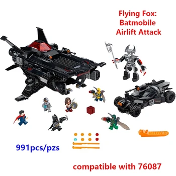 DC Super Heroes Flying Fox: Batmobile Airlift Attack Model Building Blocks DIY Bricks Toys Best Gifts Compatible legolying 76087
DC Super Heroes Flying Fox: Batmobile Airlift Attack Model Building Blocks DIY Bricks Toys Best Gifts Compatible legolying 76087