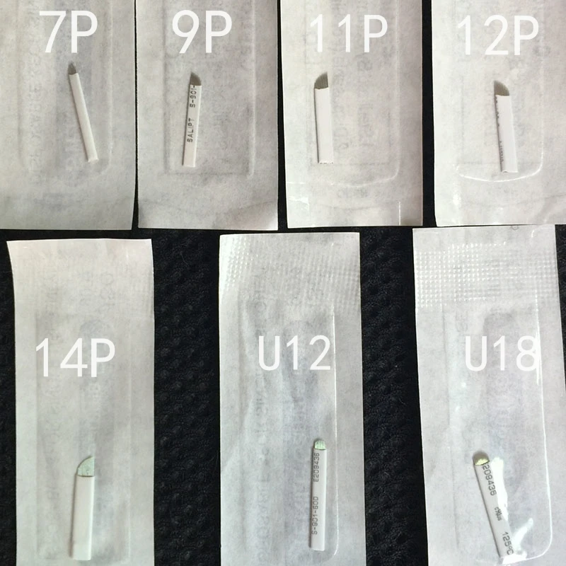 50 PCS 7 9 11 12 14 Pin Permanent Makeup Manual Eyebrow Tattoo Needles Blade For 3D Embroidery Microblading Tattoo Pen Machine
50 PCS 7 9 11 12 14 Pin Permanent Makeup Manual Eyebrow Tattoo Needles Blade For 3D Embroidery Microblading Tattoo Pen Machine