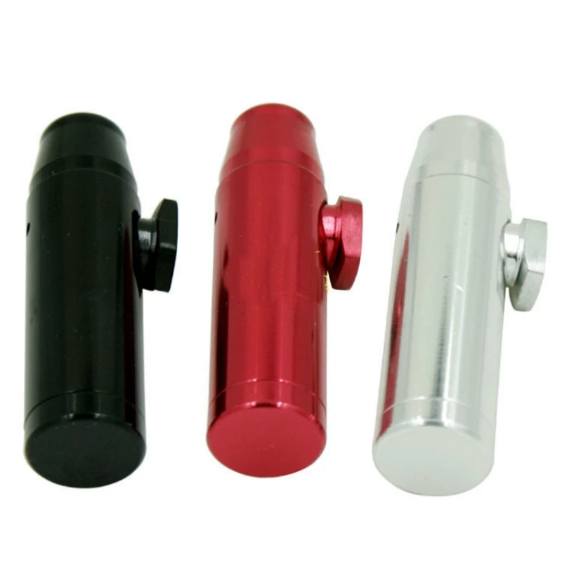 Metal Bullet Snuff Portable Mini Dispenser Snorter Rocket Shape Durable 3 Pcs 1 Set Popular Color Randomly Fashion
Metal Bullet Snuff Portable Mini Dispenser Snorter Rocket Shape Durable 3 Pcs 1 Set Popular Color Randomly Fashion