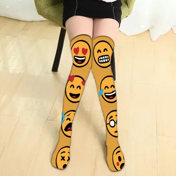 2019 Womens Female Elastic Stockings Girls Fashion Printed Thin Stockings Casual Thigh High Over Knee High Socks 6JQ-SW23
2019 Womens Female Elastic Stockings Girls Fashion Printed Thin Stockings Casual Thigh High Over Knee High Socks 6JQ-SW23