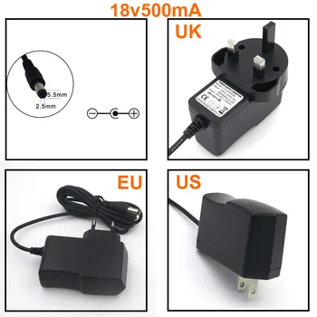 VORED 1PCS DC 18V 500mA Switch Power Supply Adapter Universal Charger US/EU/UK Plug with 1.5m Cable DC 5.5*2.5mm for Microphone
VORED 1PCS DC 18V 500mA Switch Power Supply Adapter Universal Charger US/EU/UK Plug with 1.5m Cable DC 5.5*2.5mm for Microphone