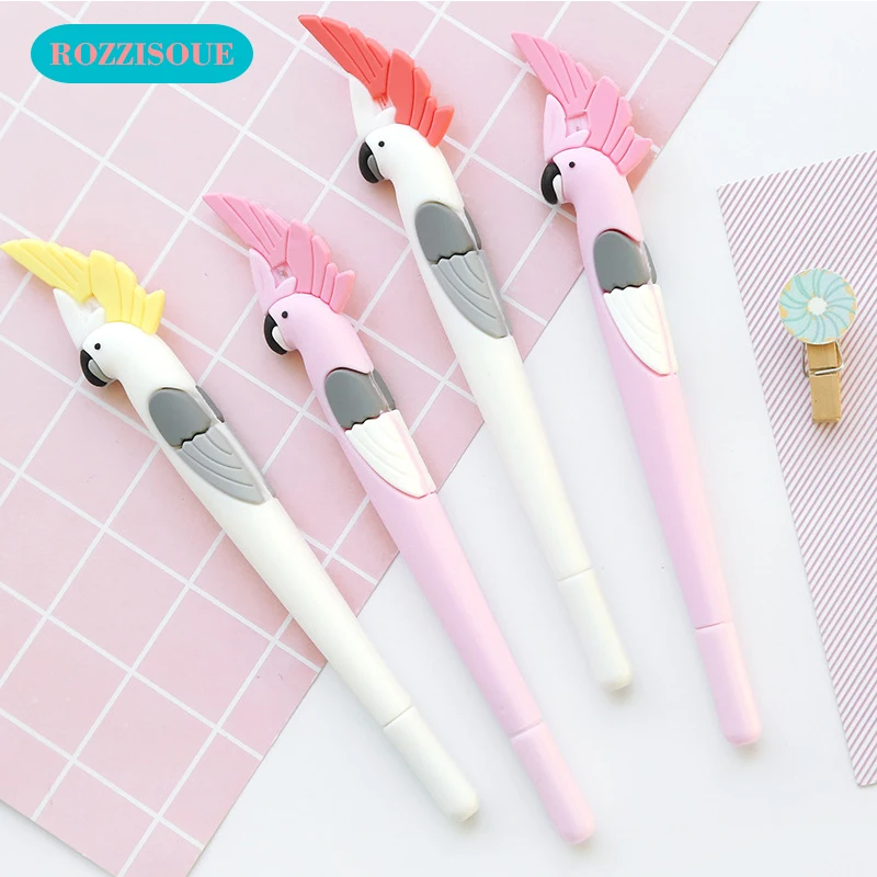 36PCS Cute Kawaii Parrot Blue or Black Ink Gel Pen 0.5mm Cartoon Plastic Gel Pens for Writing Office School Supplies Stationery
36PCS Cute Kawaii Parrot Blue or Black Ink Gel Pen 0.5mm Cartoon Plastic Gel Pens for Writing Office School Supplies Stationery