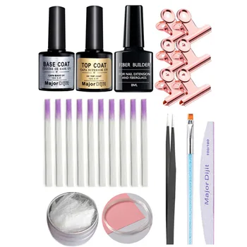 Builder Gel Fiberglass Upside Base Coat Tweezers Nail File UV Pen Clamps Set Nail Extension Gel Polish All For Manicure Nail Art
Builder Gel Fiberglass Upside Base Coat Tweezers Nail File UV Pen Clamps Set Nail Extension Gel Polish All For Manicure Nail Art