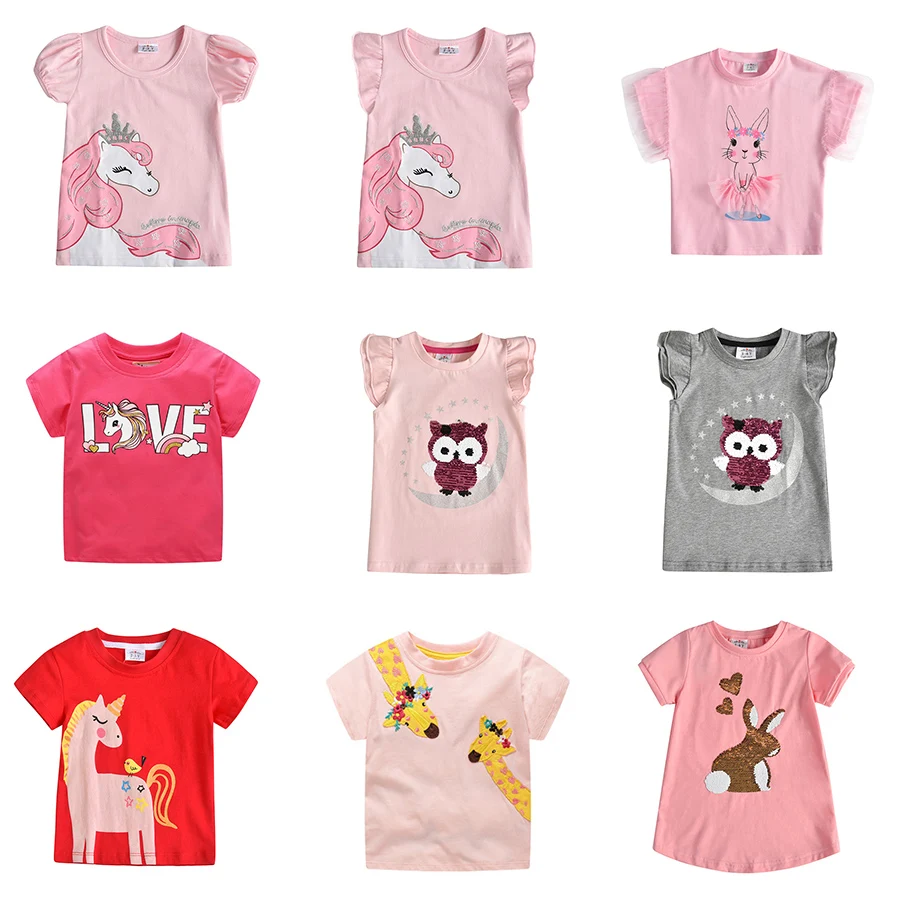 Kids Girl T Shirt Summer Baby Girl Cotton Tops Toddler Tees Clothes Children Clothing Unicorn T-shirts Short Sleeve Casual Wear
Kids Girl T Shirt Summer Baby Girl Cotton Tops Toddler Tees Clothes Children Clothing Unicorn T-shirts Short Sleeve Casual Wear