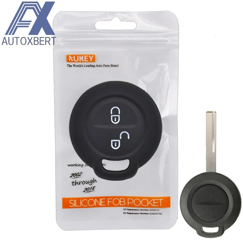 AX 2 Button For Benz Smart Forfour City Fortwo Roadster Silicone Remote Key Case Fob Shell Cover Skin Holder
AX 2 Button For Benz Smart Forfour City Fortwo Roadster Silicone Remote Key Case Fob Shell Cover Skin Holder