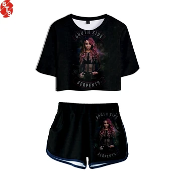 Riverdale 3D Printed Women Summer Two Piece Sets New Fashion Short Sleeve Crop Tops+Shorts 2018 Hot Sale Girls Sexy Clothes
Riverdale 3D Printed Women Summer Two Piece Sets New Fashion Short Sleeve Crop Tops+Shorts 2018 Hot Sale Girls Sexy Clothes