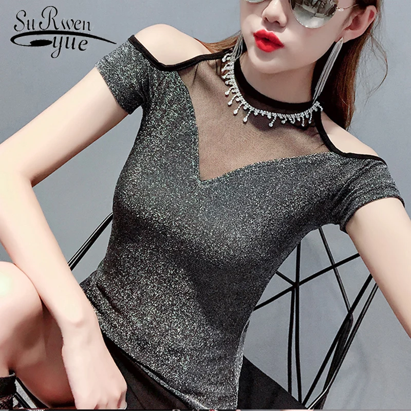 blouses women 2019 womens shirt tops short sleeve shirt women summer tops womens shirts casual Ice silk flash shirt 4453 50
blouses women 2019 womens shirt tops short sleeve shirt women summer tops womens shirts casual Ice silk flash shirt 4453 50