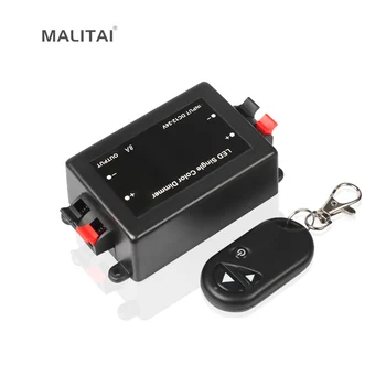 1Set DC12V - 24V 8A LED Single Color Dimmer With RF Remote Controller Brightness Control For LED Spot lamp/Recessed/Strip light
1Set DC12V - 24V 8A LED Single Color Dimmer With RF Remote Controller Brightness Control For LED Spot lamp/Recessed/Strip light