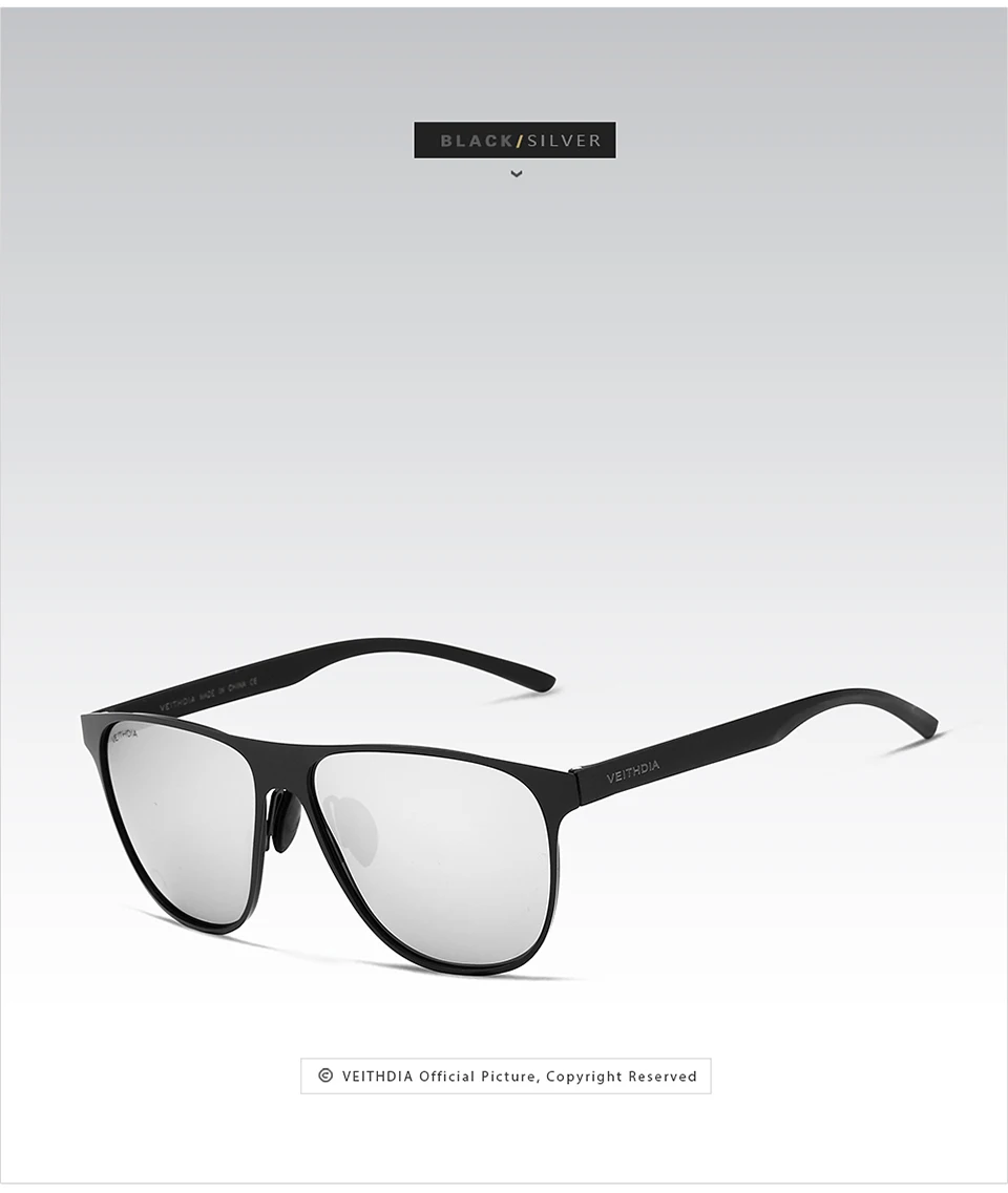 New VEITHDIA Brand Unisex Stainless Steel Sunglasses Polarized Eyewear Accessories Male Sun Glasses For Men/Women gafas VT3920 27