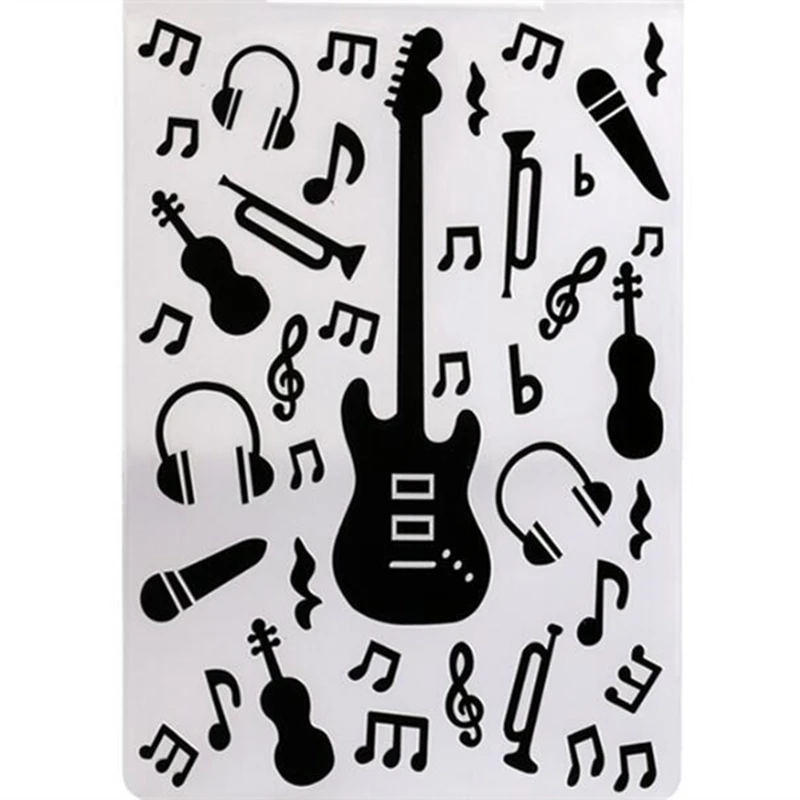 YLEF091 Guitar Plastic Embossing Folder For Scrapbook Stencils DIY Photo Album Cards Making Decoration Scrapbooking Template
YLEF091 Guitar Plastic Embossing Folder For Scrapbook Stencils DIY Photo Album Cards Making Decoration Scrapbooking Template