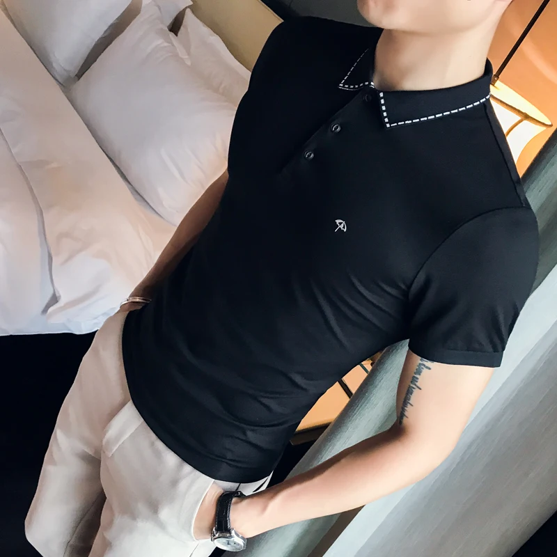 High Quality Polo Shirt Men Summer 2019 Short Sleeve Men Polo Shirt Slim Fit Turn Down Collar Casual polos para hombre 3XL-M
High Quality Polo Shirt Men Summer 2019 Short Sleeve Men Polo Shirt Slim Fit Turn Down Collar Casual polos para hombre 3XL-M