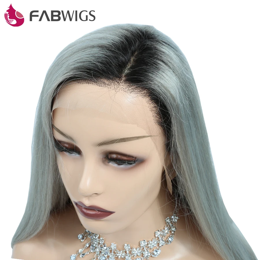 grey full lace human hair wigs