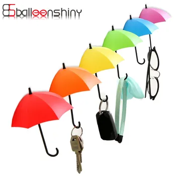 BalleenShiny 3pcs/lot Umbrella Shaped Rack Holder Bathroom