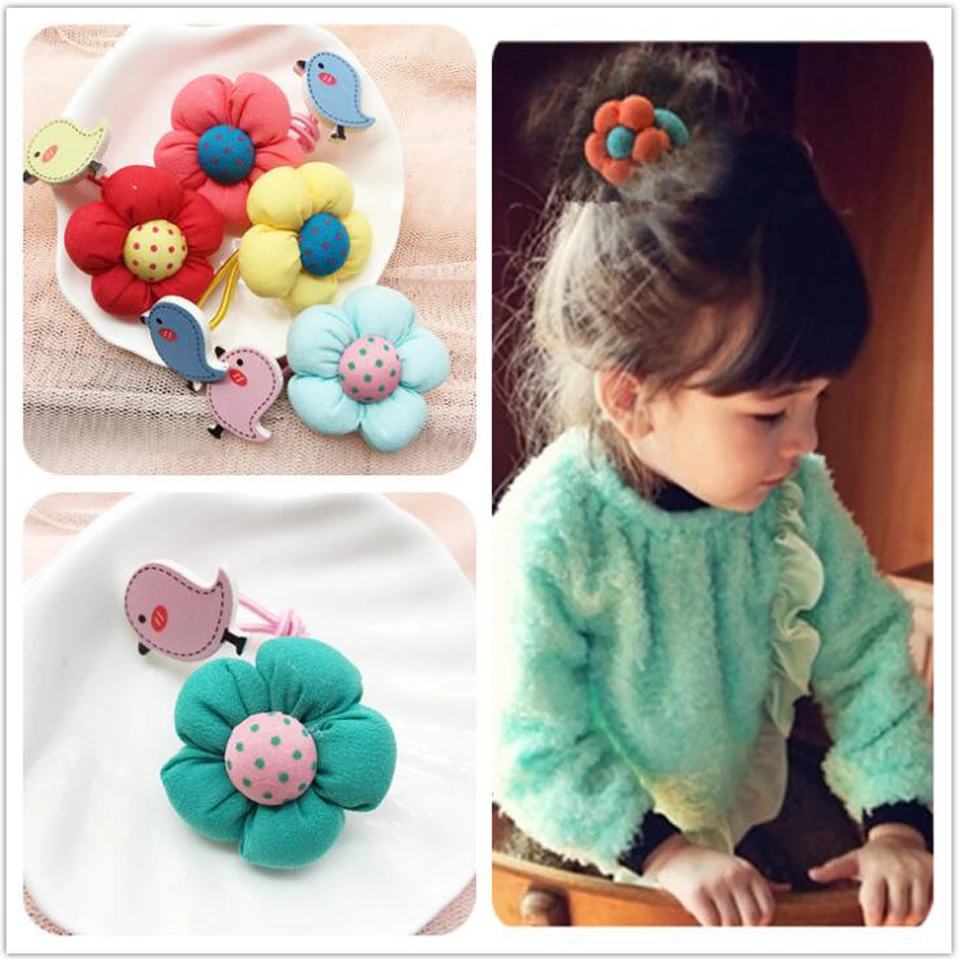 2pcs/lot Cute Fabric Flower Elastic Hair Ties For Girls Bird Hairbands Hair Bands For Kids HT042
2pcs/lot Cute Fabric Flower Elastic Hair Ties For Girls Bird Hairbands Hair Bands For Kids HT042