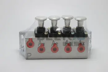 Woodworking machinery fittings row drill four hand pull valve row drill fittings pneumatic element push and pull valve group
Woodworking machinery fittings row drill four hand pull valve row drill fittings pneumatic element push and pull valve group