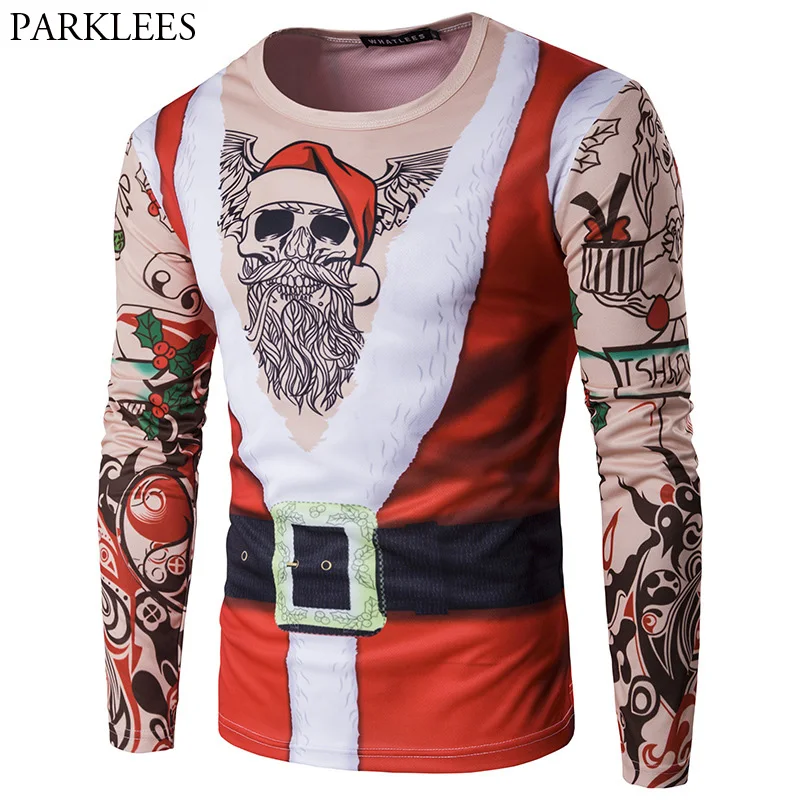 Fake Two Pieces 3D Christmas Print Men T Shirt 2017 Santa Claus Tee Shirt Homme Harajuku Hip Hop Funny Camisetas Slim Top Tees
Fake Two Pieces 3D Christmas Print Men T Shirt 2017 Santa Claus Tee Shirt Homme Harajuku Hip Hop Funny Camisetas Slim Top Tees