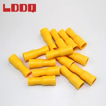 LDDQ 100pcs Female Bullet Butt Crimp Terminal Fully Insulated Yellow Quick Connector 12-10 AWG Electrical Audio Wiring Promotion
LDDQ 100pcs Female Bullet Butt Crimp Terminal Fully Insulated Yellow Quick Connector 12-10 AWG Electrical Audio Wiring Promotion