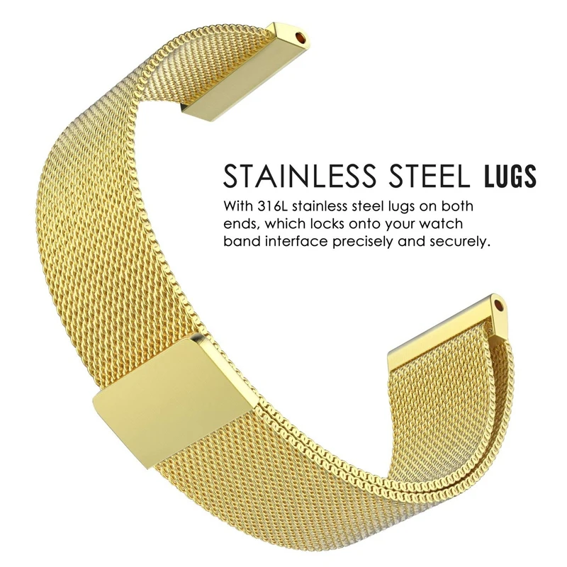 for Garmin vivoactive HR Watch band, Milan loop stainless steel replacement bracelet strap vivoactive HR Sport GPS Smart watch
for Garmin vivoactive HR Watch band, Milan loop stainless steel replacement bracelet strap vivoactive HR Sport GPS Smart watch