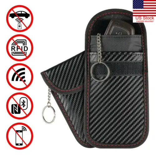 Faraday Bag Cage Shield Car Key Fob Signal Blocking Pouch Bag Rfid Key Protector
Faraday Bag Cage Shield Car Key Fob Signal Blocking Pouch Bag Rfid Key Protector