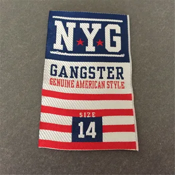 Customized Garment Tags Washable clothing woven label brand woven label woven tags 
Customized Garment Tags Washable clothing woven label brand woven label woven tags