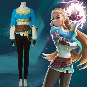 Cosplay The Legend of Zelda Breath of the Wild Anime Princess Zelda Halloween Costume Carnival Suit Adult For Women Custom Made
Cosplay The Legend of Zelda Breath of the Wild Anime Princess Zelda Halloween Costume Carnival Suit Adult For Women Custom Made
