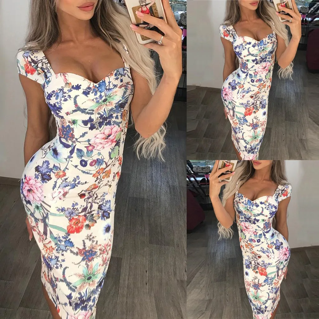 feitong Sexy Womens Multicolor Pint Party Dress Ladies Holiday Dress roupas femininas vestidos bandage 2019 sukienka damska
feitong Sexy Womens Multicolor Pint Party Dress Ladies Holiday Dress roupas femininas vestidos bandage 2019 sukienka damska