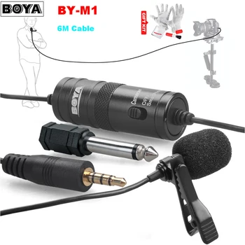 BOYA BY-M1 Lavalier Omnidirectional Condenser Stereo Microphone for DSLR Camcorders Broadcasting Recording
BOYA BY-M1 Lavalier Omnidirectional Condenser Stereo Microphone for DSLR Camcorders Broadcasting Recording