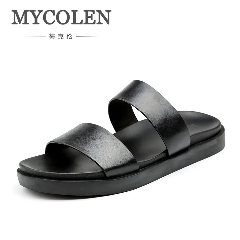 MYCOLEN The New Listing Fashion Designer Men'S Slippers Outside Wear Sandals Black Color Male Shoes Summer Zapatilla Hombre
MYCOLEN The New Listing Fashion Designer Men'S Slippers Outside Wear Sandals Black Color Male Shoes Summer Zapatilla Hombre