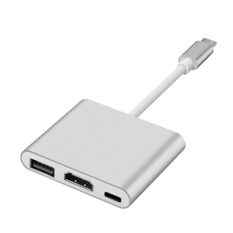 USB Hub HDMI 4K Adapter USB-C Converter with 3.0 USB and 3.1 Charging Port for Retina for MacBook
USB Hub HDMI 4K Adapter USB-C Converter with 3.0 USB and 3.1 Charging Port for Retina for MacBook