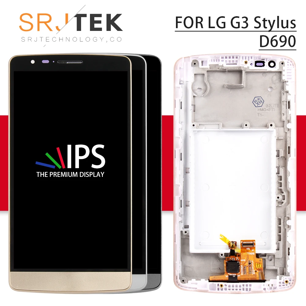 For LG G3 Stylus LCD Display Touch Screen Matrix Digitizer Sensor Glass Replacement With Frame For LG G3 Stylus D690 Display 
For LG G3 Stylus LCD Display Touch Screen Matrix Digitizer Sensor Glass Replacement With Frame For LG G3 Stylus D690 Display