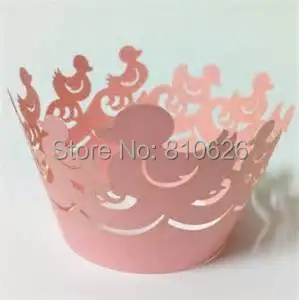 (12pcs/lot) Free shipping cute pink duck laser cut Lace cupcake wrapper cup cake wrap for birthday party baby show supply
(12pcs/lot) Free shipping cute pink duck laser cut Lace cupcake wrapper cup cake wrap for birthday party baby show supply