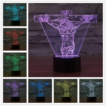 New Jesus 3d Lamp Acrylic Touch Switch Colorful Desk Lamp Visual Gradient Visual Stereo Night Light For Children
New Jesus 3d Lamp Acrylic Touch Switch Colorful Desk Lamp Visual Gradient Visual Stereo Night Light For Children
