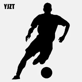 YJZT 10.1CM*13.3CM Cartoon Stencil Silhouette Soccer Players Car Sticker Vinyl Decal Black/Silver C3-1569
YJZT 10.1CM*13.3CM Cartoon Stencil Silhouette Soccer Players Car Sticker Vinyl Decal Black/Silver C3-1569