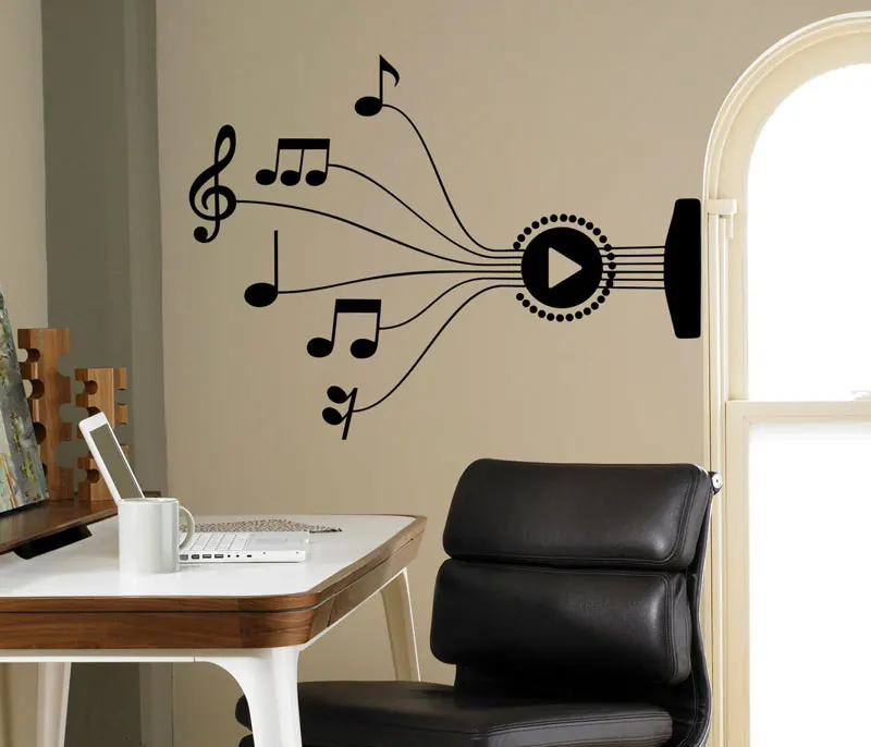 Guitar String Wall Decal Music Notes Vinyl Sticker for Wall Music Art Deco Home Interior Room Office Design YY04
Guitar String Wall Decal Music Notes Vinyl Sticker for Wall Music Art Deco Home Interior Room Office Design YY04