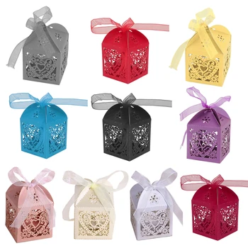 WITUSE 100pcs/lot Wedding Favors and Gifts Box Party Supplies Wedding Candy Box Romantic Heart Kraft Gift Bag With Ribbon
WITUSE 100pcs/lot Wedding Favors and Gifts Box Party Supplies Wedding Candy Box Romantic Heart Kraft Gift Bag With Ribbon