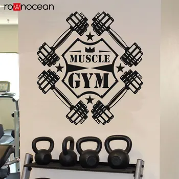 Crossfit Fitness Club Vinyl Sticker Gym Logo Sport Barbell Workout Motivation Muscle Training Custom Room Mural Art Decor 3G41
Crossfit Fitness Club Vinyl Sticker Gym Logo Sport Barbell Workout Motivation Muscle Training Custom Room Mural Art Decor 3G41