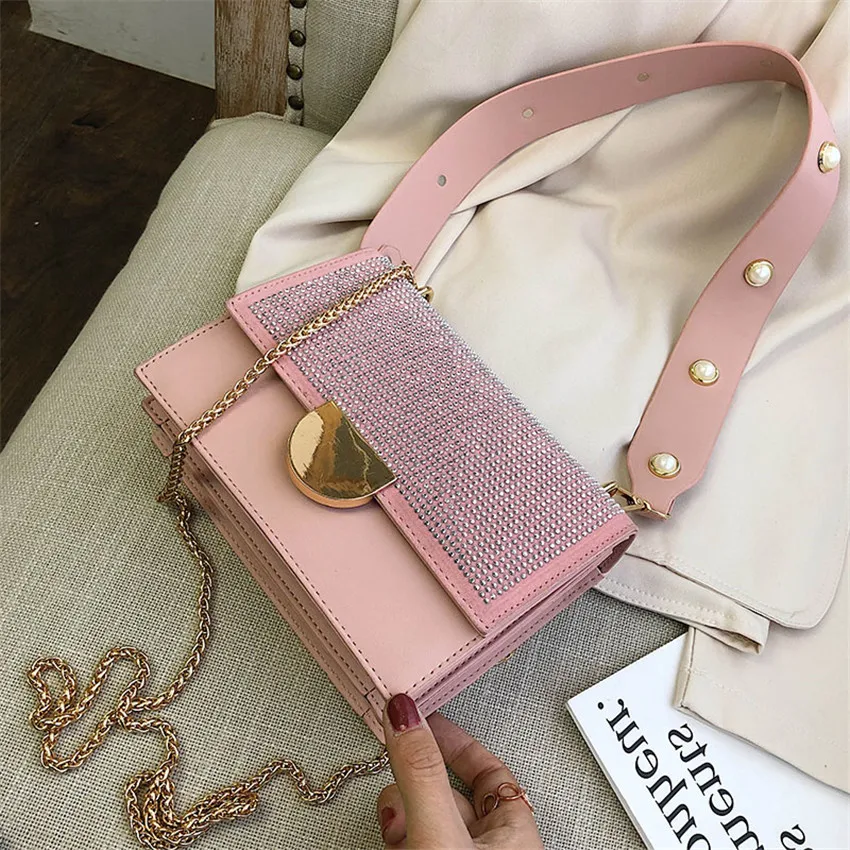 TOYOOSKY Fashion Simple Female Small Square Bag 2019 New Quality PU Leather Women's Designer Handbag Diamond Chain Shoulder Bag
TOYOOSKY Fashion Simple Female Small Square Bag 2019 New Quality PU Leather Women's Designer Handbag Diamond Chain Shoulder Bag