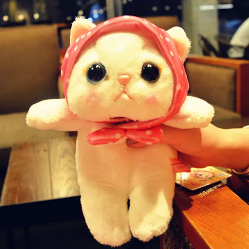 Super cute Big Eyes Garfield Cat With Hat plush toy soft doll Anime toy baby kids sleep appease Korea Doll Simulation cat Animal
Super cute Big Eyes Garfield Cat With Hat plush toy soft doll Anime toy baby kids sleep appease Korea Doll Simulation cat Animal