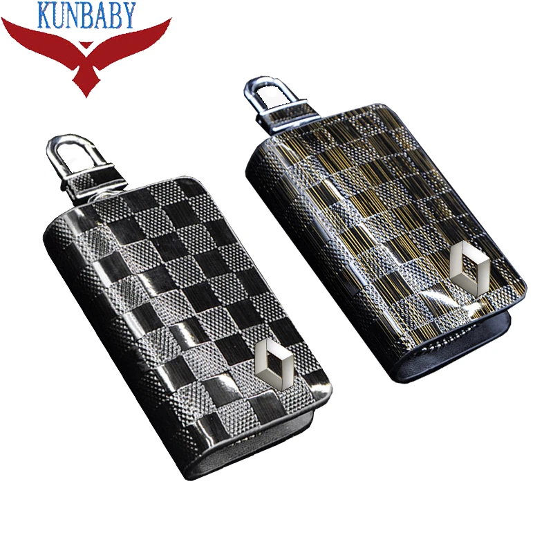 KUNBABY Decoration Genuine Leather Car Keychain Holder Case Bag Cover For Renault Car Styling
KUNBABY Decoration Genuine Leather Car Keychain Holder Case Bag Cover For Renault Car Styling