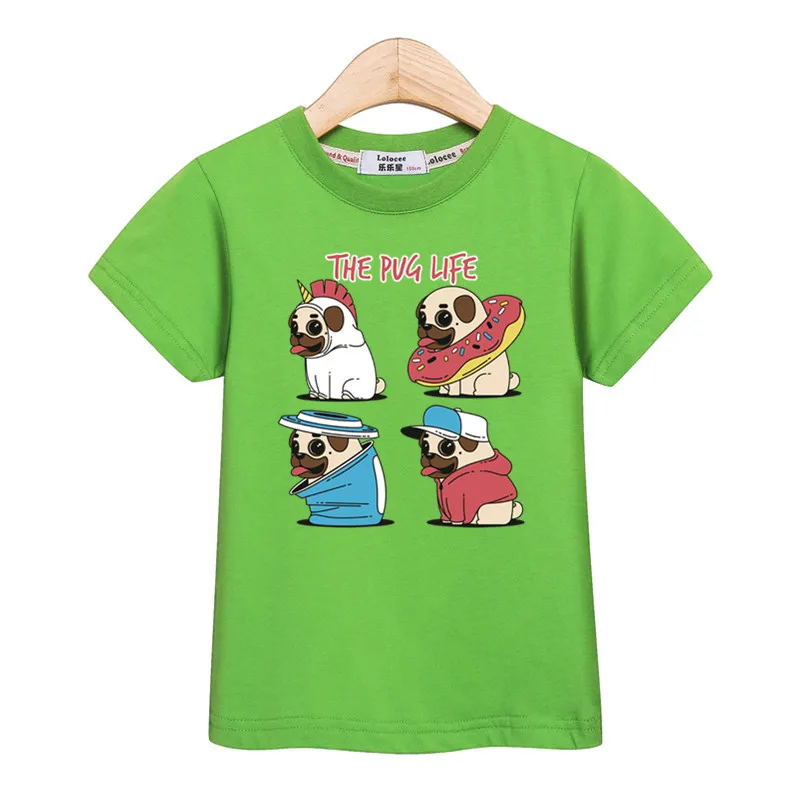 Kids cute tees funny Pug life short sleeve tops baby boys t-shirt cartoon print shirt kid casual clothes Husky girls summer tee
Kids cute tees funny Pug life short sleeve tops baby boys t-shirt cartoon print shirt kid casual clothes Husky girls summer tee