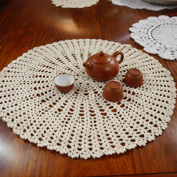 Handmade hook flowers cotton lace / Many Uses / hollow round decorative mat coasters cup pads/ Japan Style Diameter 45CM
Handmade hook flowers cotton lace / Many Uses / hollow round decorative mat coasters cup pads/ Japan Style Diameter 45CM
