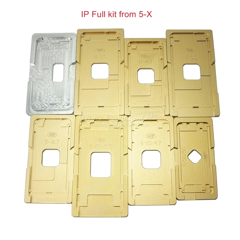 OCA Positioning Alignment Mold Precision Metal Mould and Laminating Mat for iPhone 8/ 8P/X Front Screen Glass with Frame
OCA Positioning Alignment Mold Precision Metal Mould and Laminating Mat for iPhone 8/ 8P/X Front Screen Glass with Frame