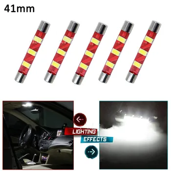 10 pcs of Perfect Factory selt 12V Flat light 3 SMD 5630 5730 C5W 41mm 3SMD Reading License plate light led bulb
10 pcs of Perfect Factory selt 12V Flat light 3 SMD 5630 5730 C5W 41mm 3SMD Reading License plate light led bulb