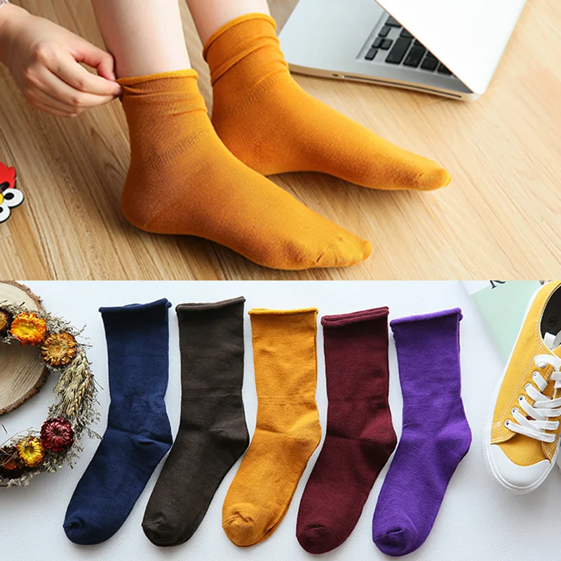 Dreamlikelin Japanese High School Girls High Socks Loose Solid Colors Cotton Knitted Long Women Loose Socks 20 Color
Dreamlikelin Japanese High School Girls High Socks Loose Solid Colors Cotton Knitted Long Women Loose Socks 20 Color
